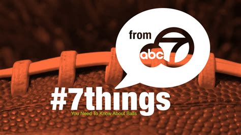 Photos 7 Things You Need To Know About Nfl Footballs Abc7 San Francisco