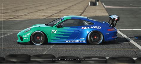 Falken Porsche 911 Gt3 Cup Rfactor2 Koda Factory