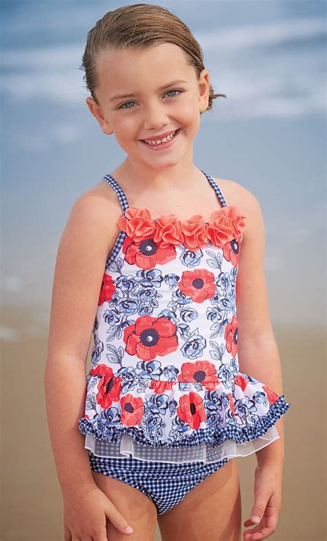 From Cwdkids Poppy Gingham 2 Pc Swim Suit Swimsuits Beachwear Clothes