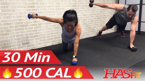 30 Minute Hiit Workout For Fat Loss High Intensity Workout Hasfit