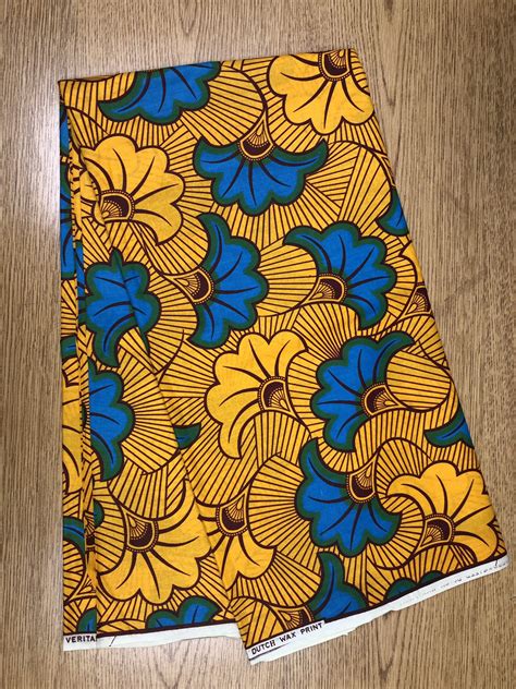 AFRICAN FABRIC By 6 YARDS Ankara Print Fabric African Fabric By The