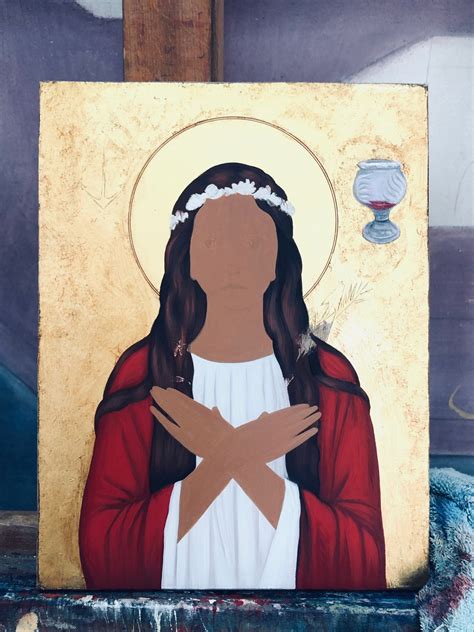 Saint Filumena Philomena Hand Painted Orthodox Christian Etsy