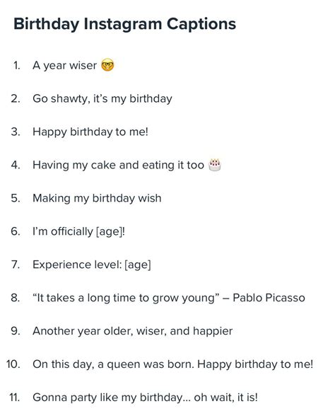 Birthday Captions Instagram Citaten Instagram Ideeën Inspirerende
