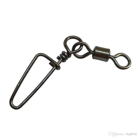 2021 Fishing Rolling Swivel With Coast Lock Snap Stainless Steel Fish