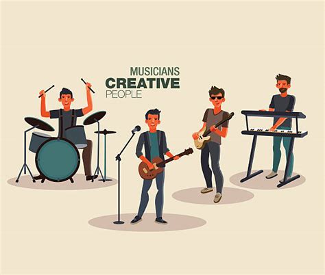 Royalty Free Rock Band Clip Art Vector Images And Illustrations Istock
