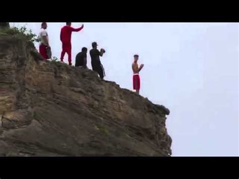 Justin Bieber Jumps Off Cliff In Hawaii Full Video Youtube