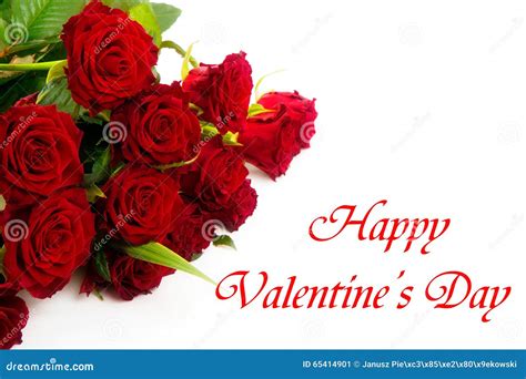 Happy Valentines Day Stock Image Image Of Rose Pure 65414901