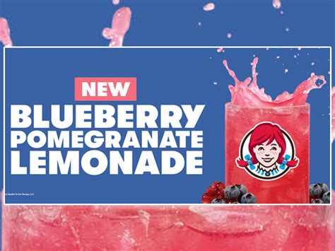 Wendys Unveils New Blueberry Pomegranate Lemonade Chew Boom