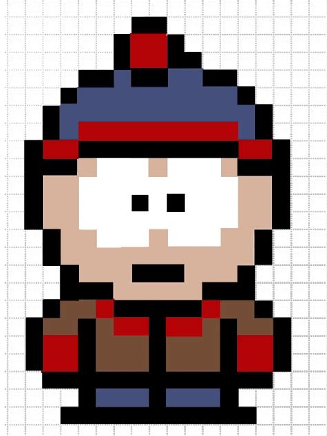 Stan Pixel Art South Park Artofit