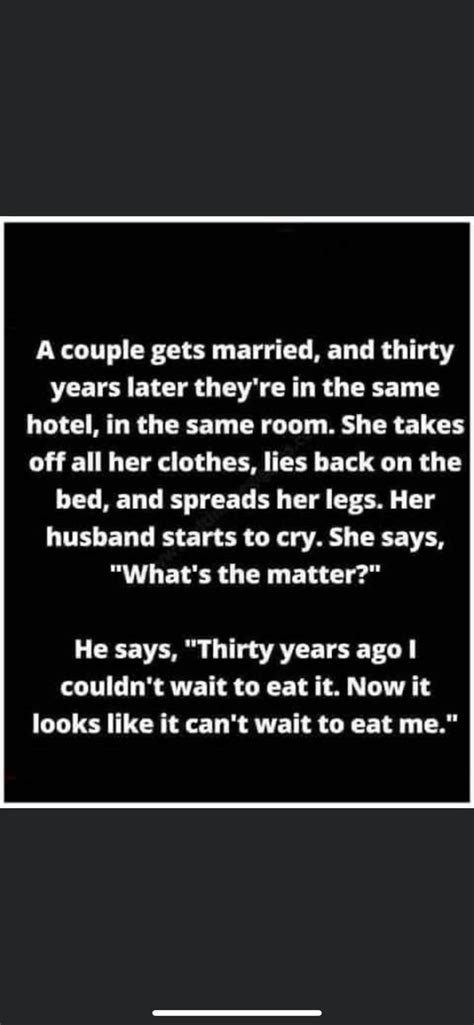 A Couple Gets Married And Thirty Years Later They Re In The Same Hotel In The Same Room She