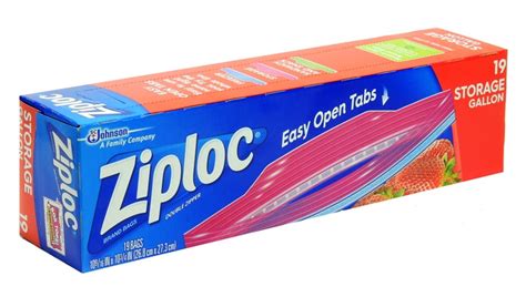 Ziploc Storage Bags Gallon Size Count Zip Lock Sandwich Lunch Bags Grab Varieties