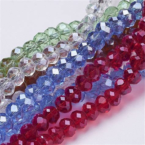 Wholesale Mixed Handmade Glass Rondelle Beads