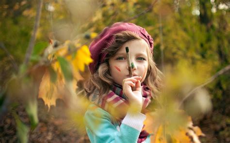 Autumn With Kids Wallpapers Wallpaper Cave