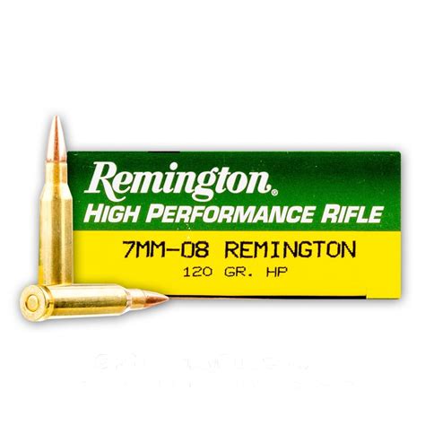 7mm 08 120 Grain Hp Remington 20 Rounds Ammo