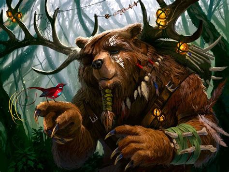 Saygon Picture 2d Fantasy Bear Creature Fantasy Mythology