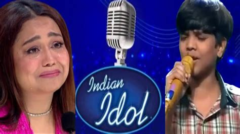 Neha Kakkar Emotional Moment Neha Kakkar Indian Idol Nehakakkar Youtube