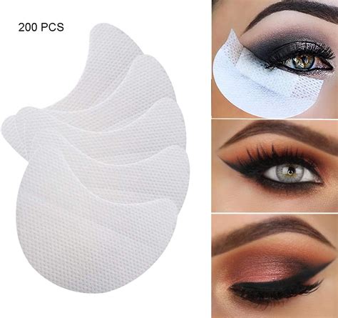 Eye Shadow Pads Shields 200 Pcs Professional Eyeshadow Shield Stencil