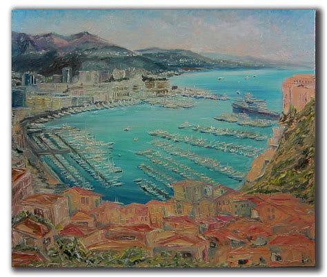 Monaco Painting By Alexander Bukhanov