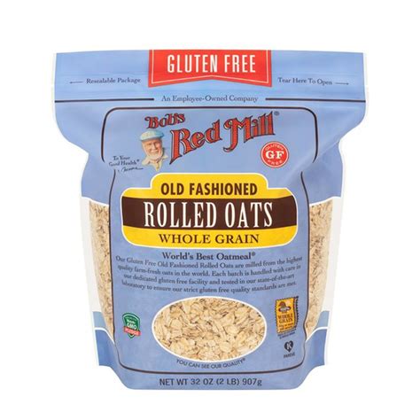 Bob S Red Mill Rolled Oats Old Fashioned Whole Grain 32 Oz Instacart