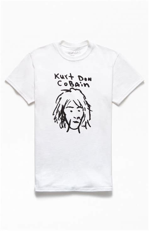 Kurt Cobain Sketch T Shirt Pacsun