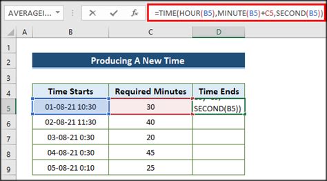 How To Use Minute Function In Excel 6 Suitable Examples