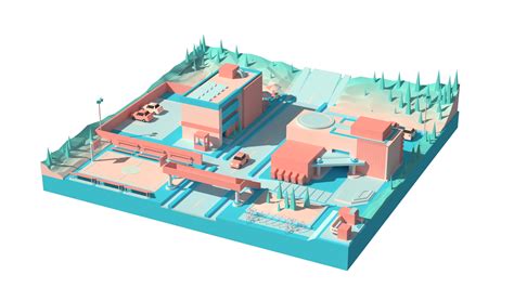 다음 Behance 프로젝트 확인 “pastel Town” Gallery