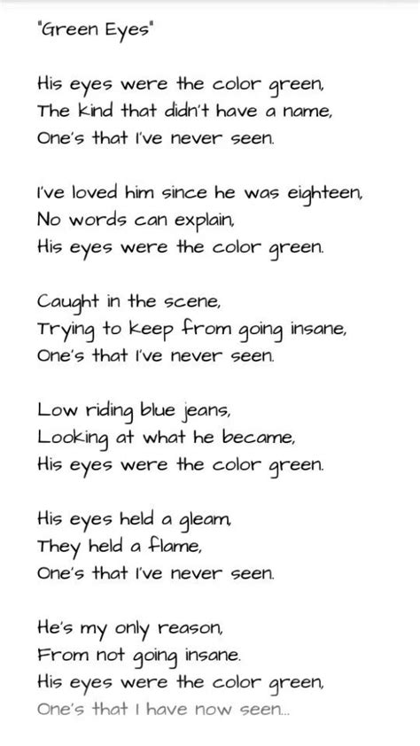 Green Eyes Quotes