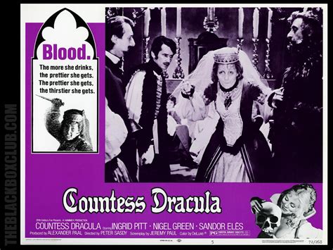 The Black Box Club INGRID PITT LOBBY CARDS COUNTESS DRACULA WEEKEND