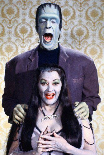 The Munsters 24x36 Poster Herman And Lily Laughing The Munsters Old