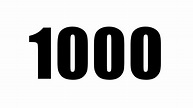 1000... - YouTube