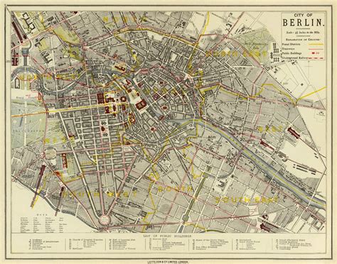 Old Map Of Berlin Vintage Maps Antique Map Vintage Wall Art Antique Prints Cities