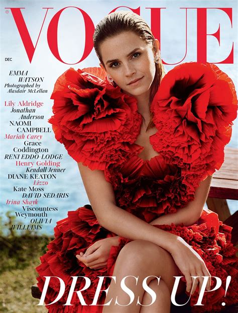 Emma Watson In Vogue Magazine Uk December 2019 Hawtcelebs