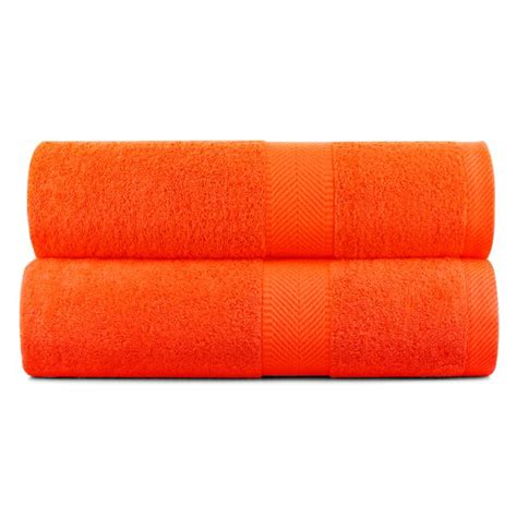 Give your bathroom the kick of style it needs with our super soft, absorbent hand and bath towels. Terry Towels, Bath Towel, Orange Red Color Large Towel ...