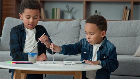 Two Ethnic African American Multiracial Multiethnic Boys Kids