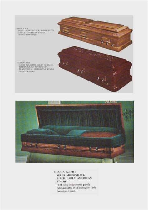 Three Vintage Original Marsellus Caskets Pictures From The 1970s80s
