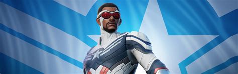 Captain America Sam Wilson Mcu And Britestar Soar Into Fortnite