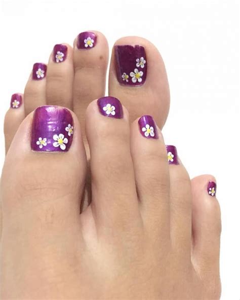 Most beautiful and stylish flower toe nail art design ideas. 50+ Best Toe Nail Art Design Ideas For Girls