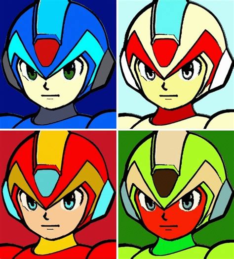 Mega Man X Video Game Pop Art By Thegreatdevin Mega Man Video Game