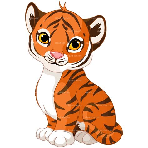 11 Baby Tiger Clipart Preview Vector Cute Tiger Hdclipartall