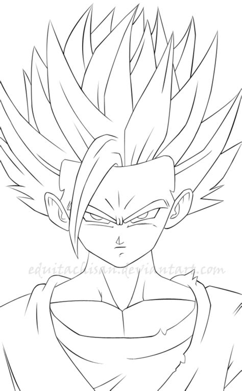 Ssj2 Gohan Free Coloring Pages
