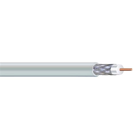 Syston Cable Technology 1000 Ft White Rg6u Dual Shield Cm Coaxial