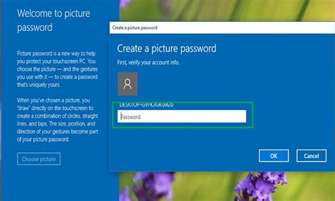 Changing the password for the local account in windows requires administrator privileges. Picture Passwords on Windows 10: How do they work?