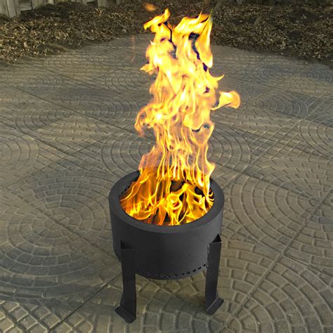 Nice little patio fire pit. Flame Genie Wood Pellet Fire Pit & Reviews | Wayfair