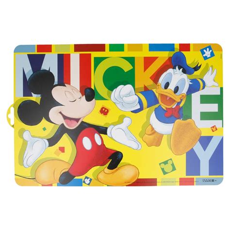 Placemat Voor Kinderen Disney Mickey Mouse 43 X 28 Cm Placemats Blokker