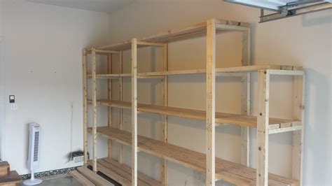 Diy easy floating shelves the creator built these floating shelves with no brackets at all, it's cheap, quick, and. Garage Shelving - Some minor mods to Ana's great basic plan | Garage shelving, Shelving, Diy ...