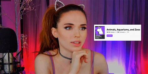 Amouranth Is The Top Streamer For The New Animals Aquariums And Zoos