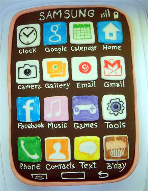 Ronnas Blog Cellphone Cake