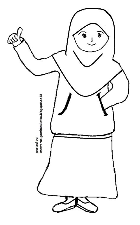 In #art • 3 years ago. Mewarnai Gambar: Mewarnai Gambar Sketsa Kartun Anak Muslimah 13 Sedang Bercerita