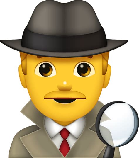 Detective Emoji Man Free Download All Emojis Emoji Island