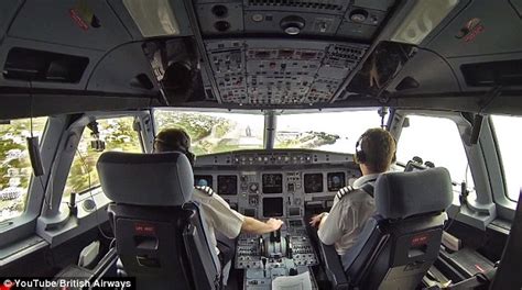 Footage From Cockpit Reveals Pilots Eye View As British Airways